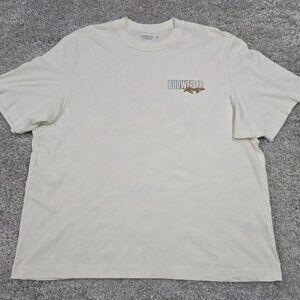 Abercrombie & Fitch Shirt Mens XXL White Graphic Budweiser Racing Cars